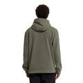 Green - Back - Animal Mens Louis Fleece Hoodie