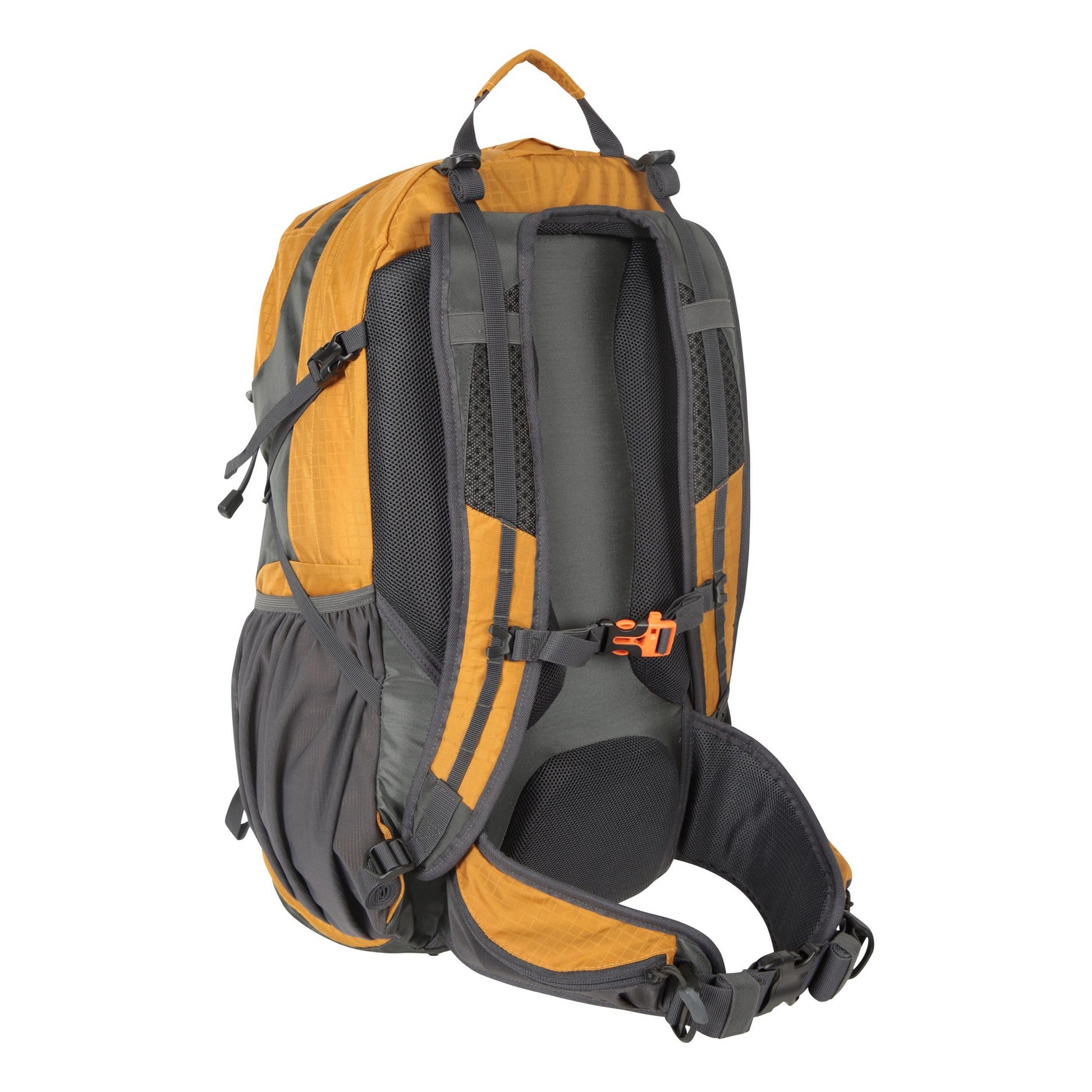 Yellow - Back - Mountain Warehouse Adventurer Zip Front 45L Backpack