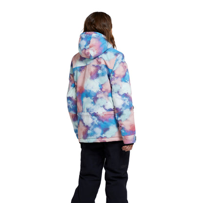 Multicoloured - Back - Animal Womens-Ladies Snowstorm Overhead Ski Jacket