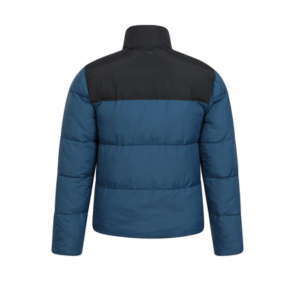 Petrol - Back - Mountain Warehouse Mens Voltage II Padded Jacket