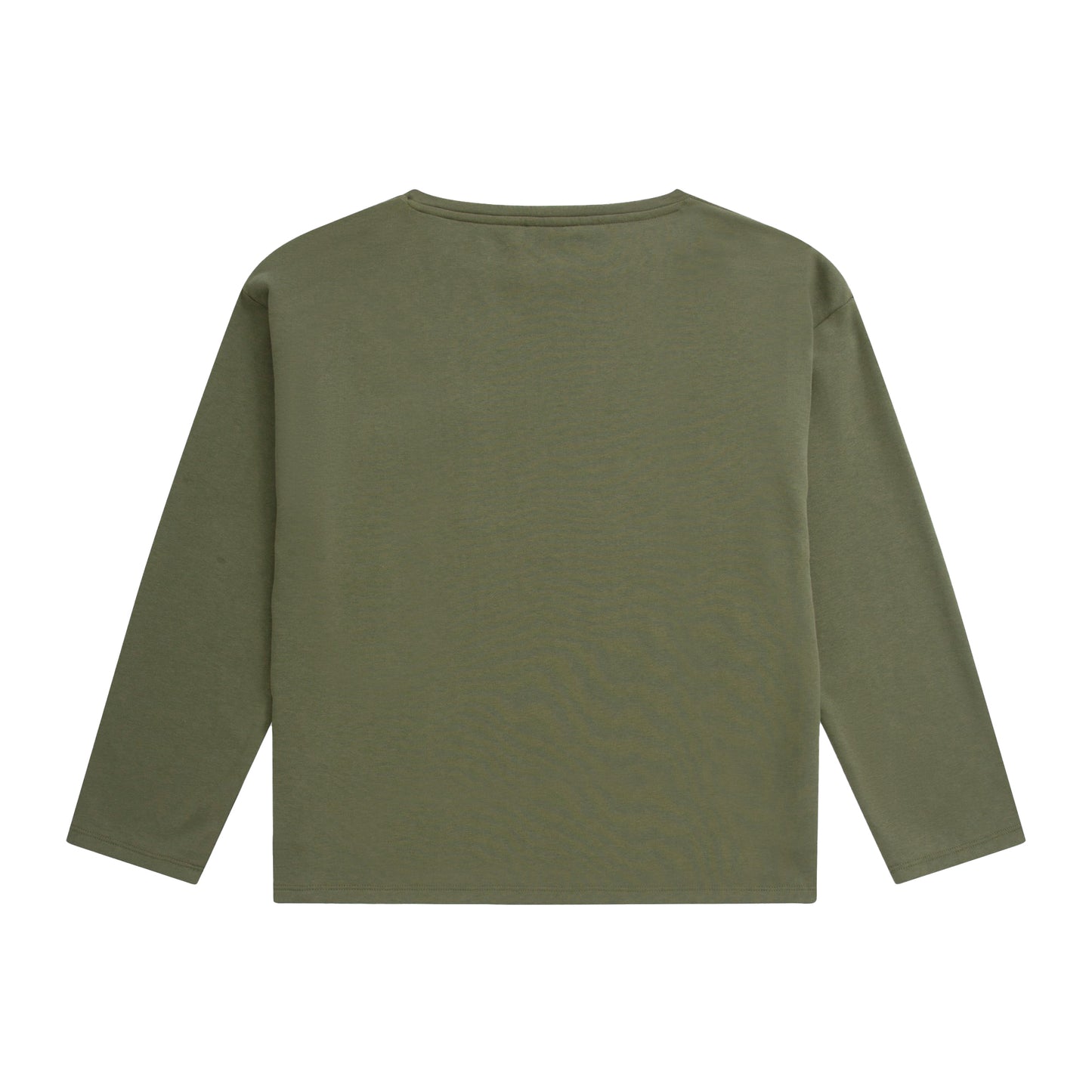 Khaki Green - Back - Animal Womens-Ladies Luna Organic Long-Sleeved Top