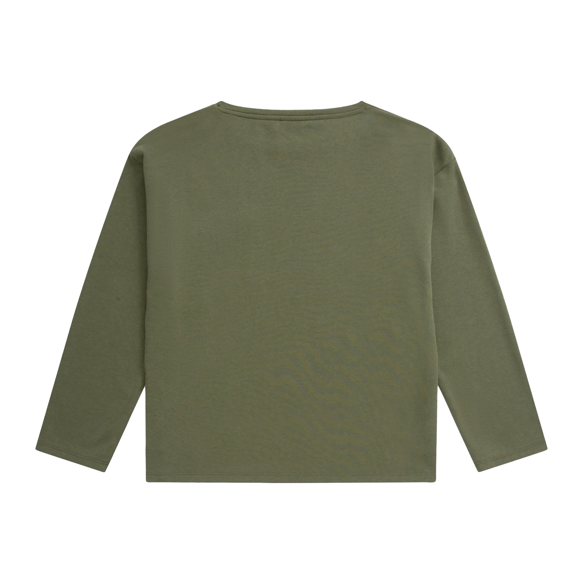 Khaki Green - Back - Animal Womens-Ladies Luna Organic Long-Sleeved Top