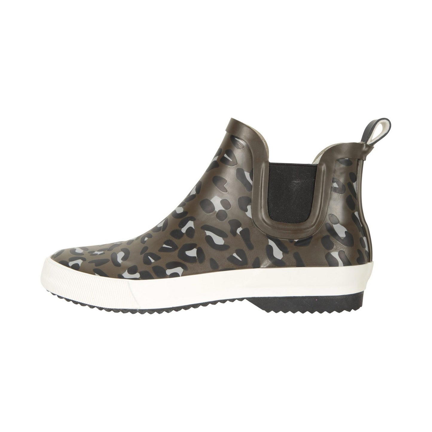 Khaki - Side - Mountain Warehouse Womens-Ladies Printed Wellington Boots