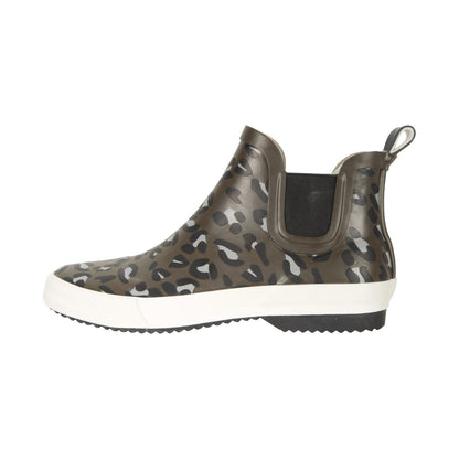 Khaki - Side - Mountain Warehouse Womens-Ladies Printed Wellington Boots