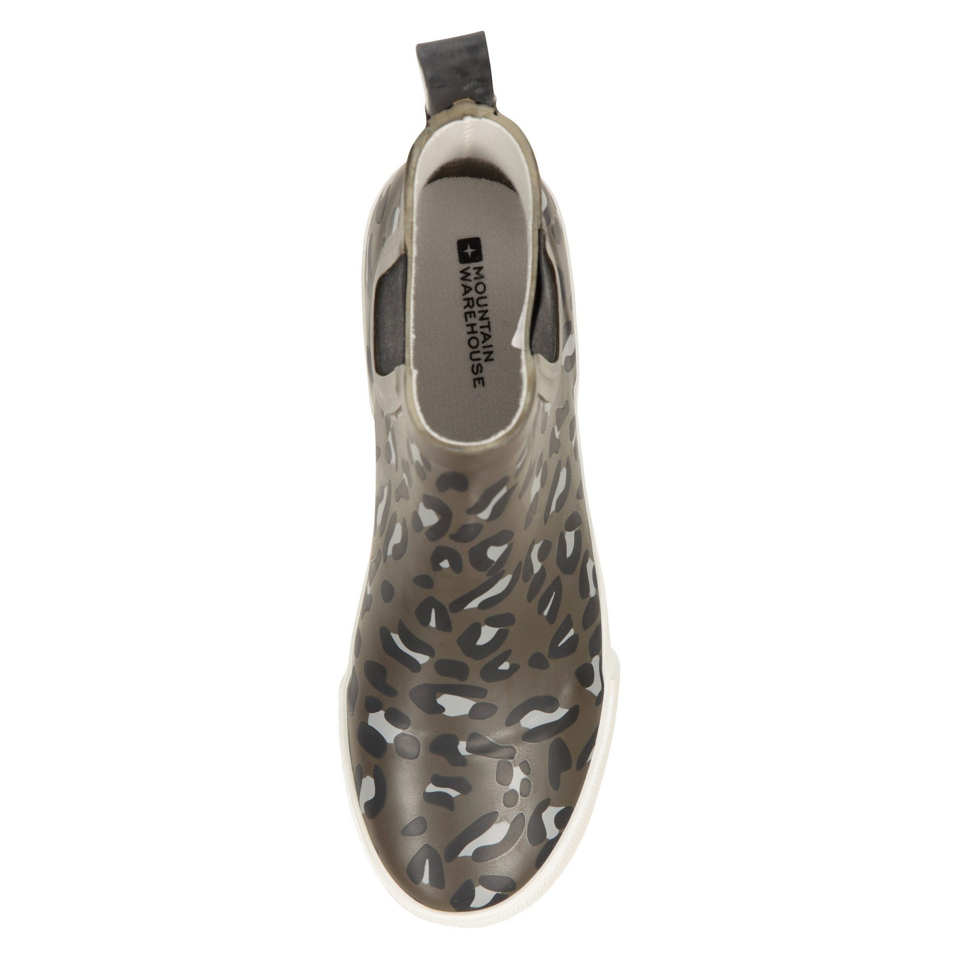 Khaki - Pack Shot - Mountain Warehouse Womens-Ladies Printed Wellington Boots
