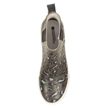 Khaki - Pack Shot - Mountain Warehouse Womens-Ladies Printed Wellington Boots