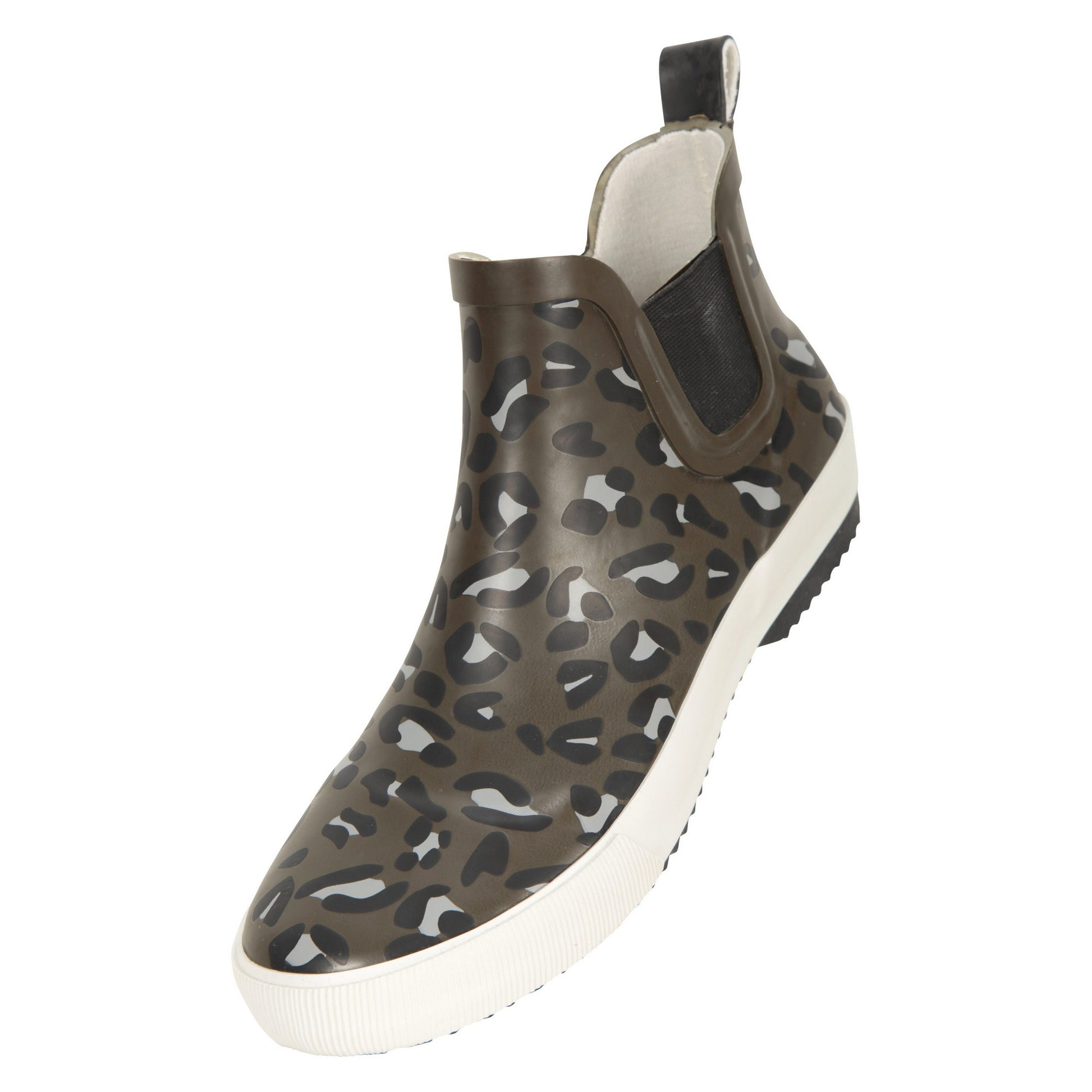 Khaki - Front - Mountain Warehouse Womens-Ladies Printed Wellington Boots