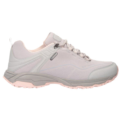 Beige - Back - Mountain Warehouse Womens-Ladies Collie Waterproof Walking Shoes