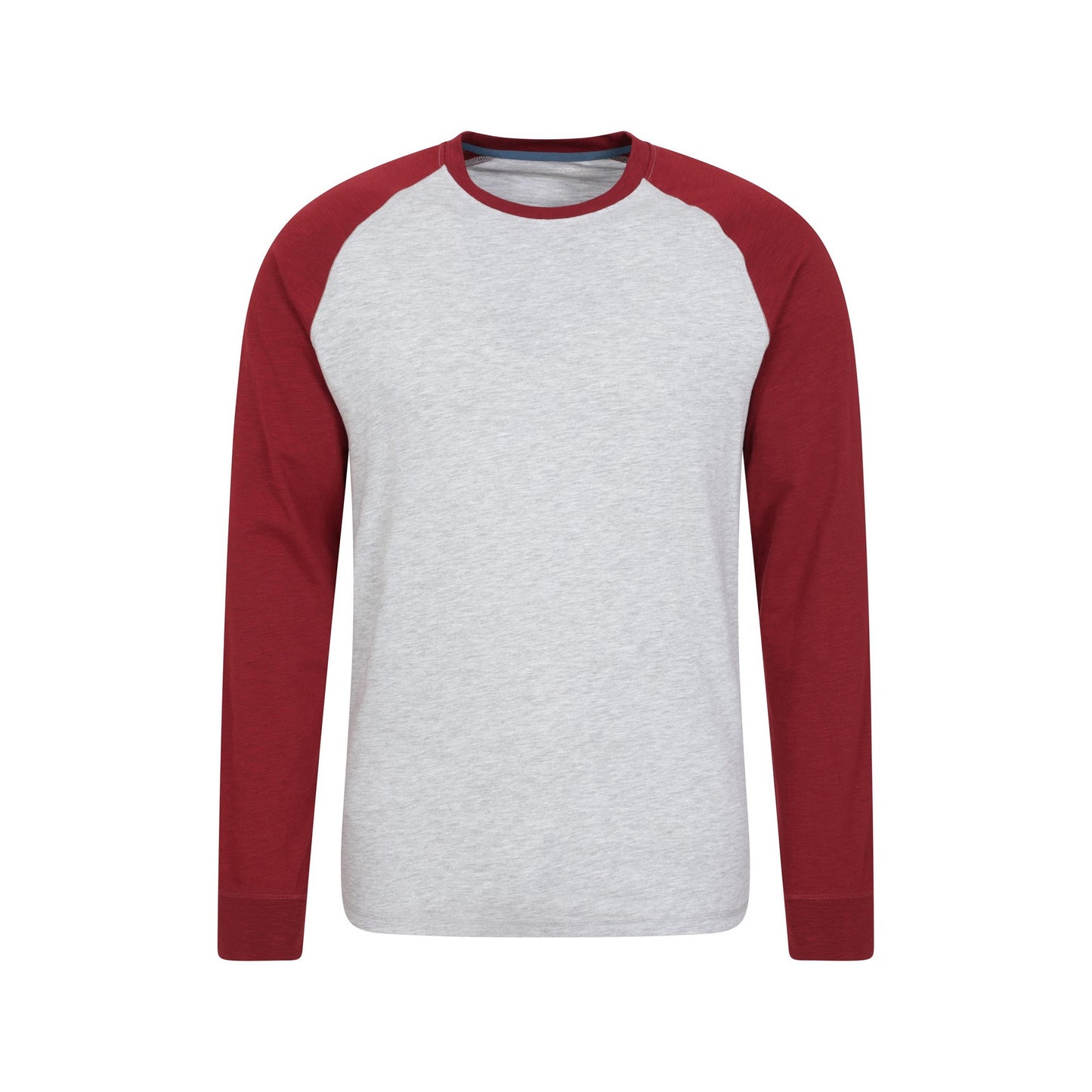 Red - Front - Mountain Warehouse Mens Colby Slub Raglan Top