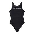 Black - Front - Animal Womens-Ladies Zaley Recycled One Piece Swimsuit