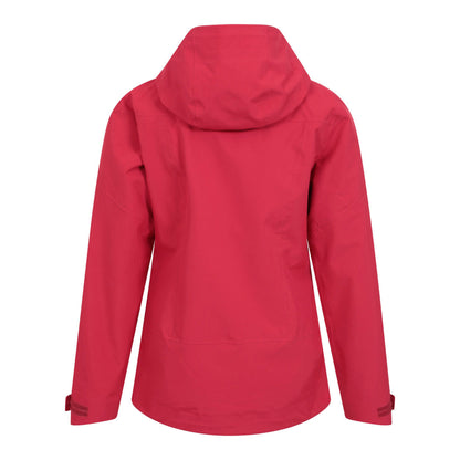Dark Red - Back - Mountain Warehouse Womens-Ladies Rhine Extreme 3 Layer Waterproof Jacket