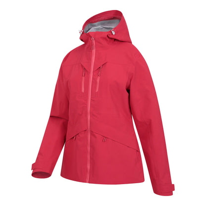Dark Red - Lifestyle - Mountain Warehouse Womens-Ladies Rhine Extreme 3 Layer Waterproof Jacket