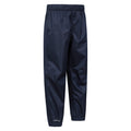 Navy - Lifestyle - Mountain Warehouse Childrens-Kids Gale Waterproof Over Trousers