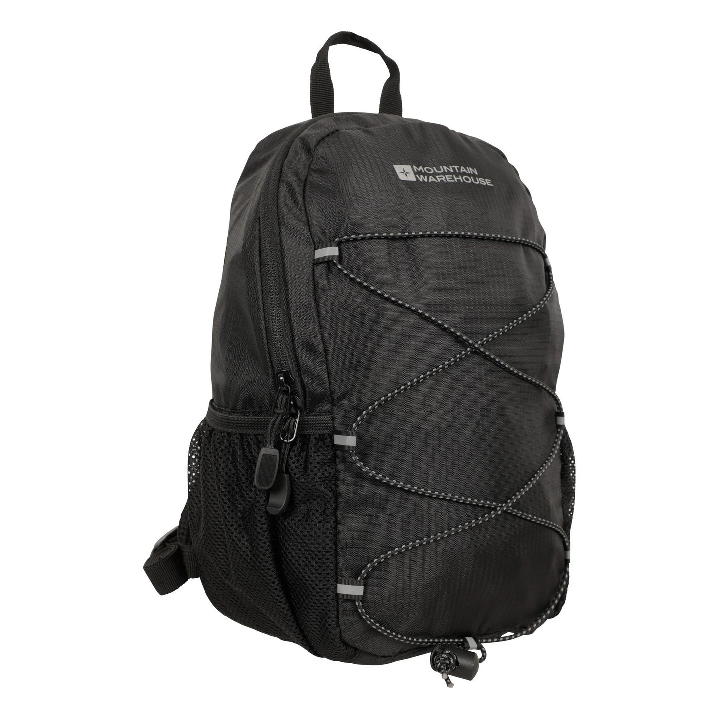 Jet Black - Side - Mountain Warehouse Trek 8L Backpack