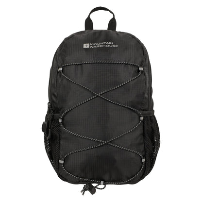 Jet Black - Front - Mountain Warehouse Trek 8L Backpack