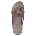 Grey - Pack Shot - Mountain Warehouse Womens-Ladies Shoreline Flip Flops