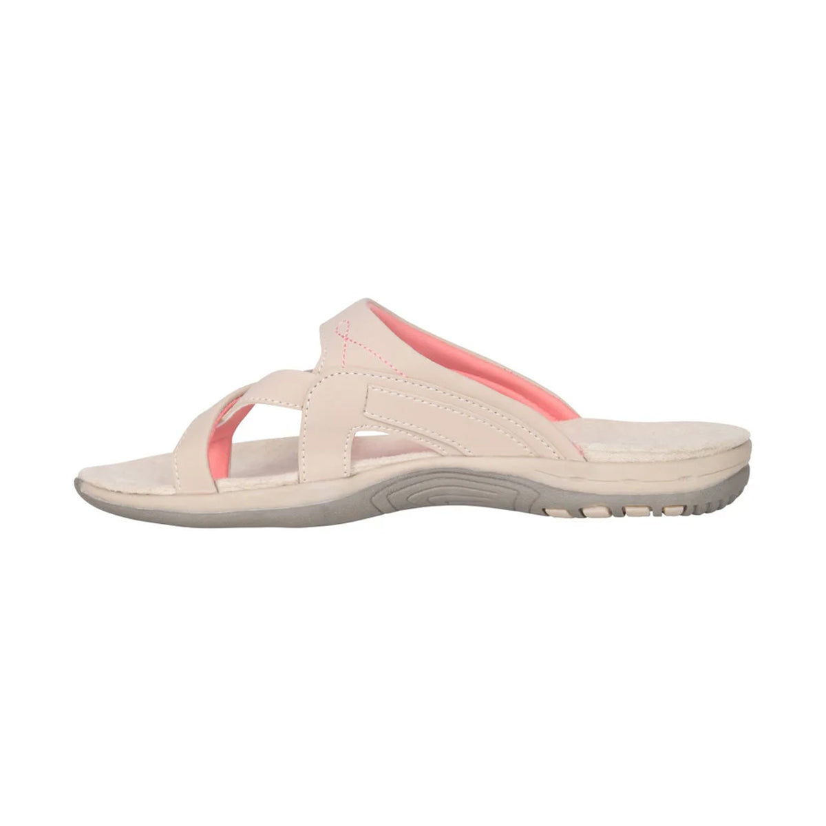 Light Beige - Side - Mountain Warehouse Womens-Ladies Shoreline Flip Flops