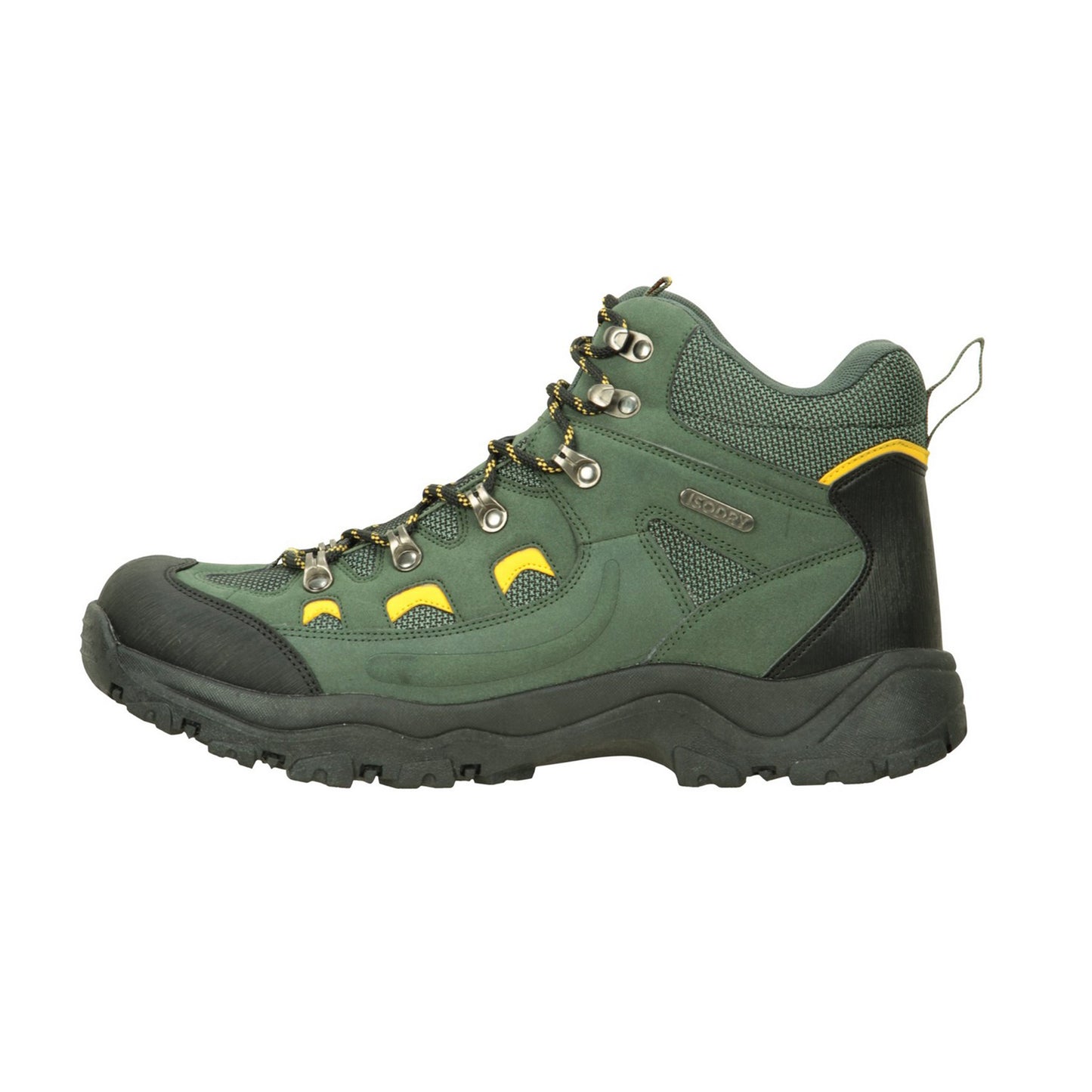 Green - Side - Mountain Warehouse Mens Adventurer Waterproof Boots