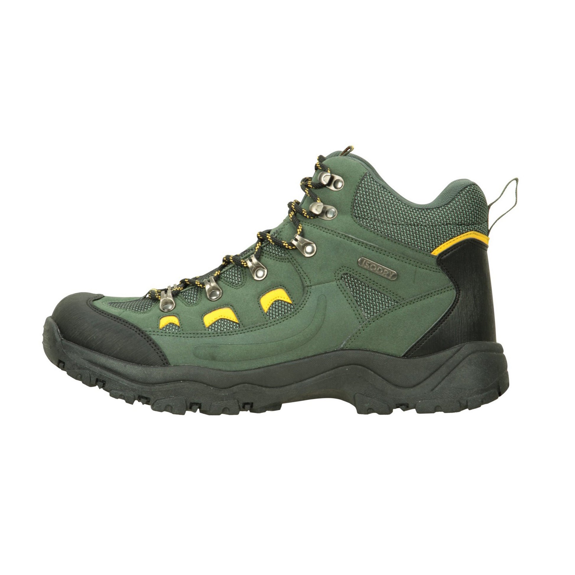 Green - Side - Mountain Warehouse Mens Adventurer Waterproof Boots