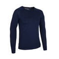 Navy - Back - Mountain Warehouse Mens Merino Wool Lightweight Long-Sleeved Base Layer Top