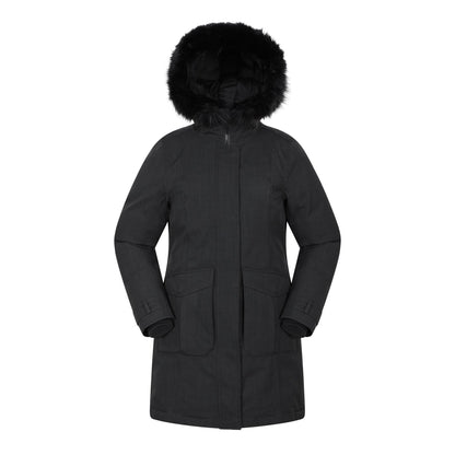 Jet Black - Front - Mountain Warehouse Womens-Ladies Aurora Down Jacket