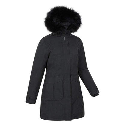 Jet Black - Side - Mountain Warehouse Womens-Ladies Aurora Down Jacket