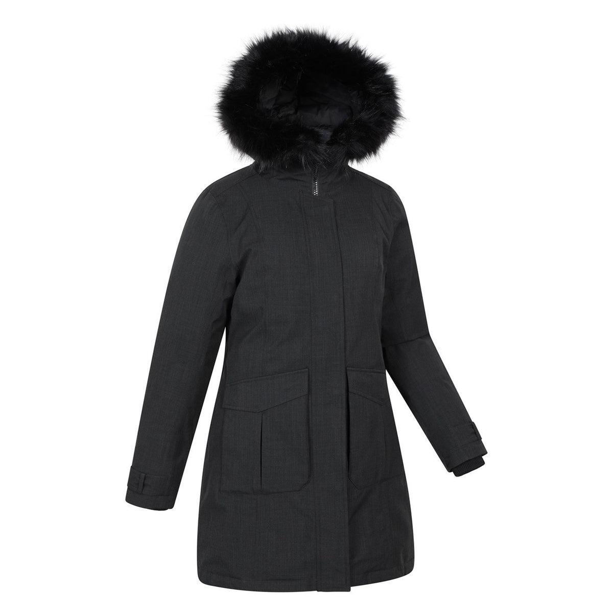 Jet Black - Side - Mountain Warehouse Womens-Ladies Aurora Down Jacket