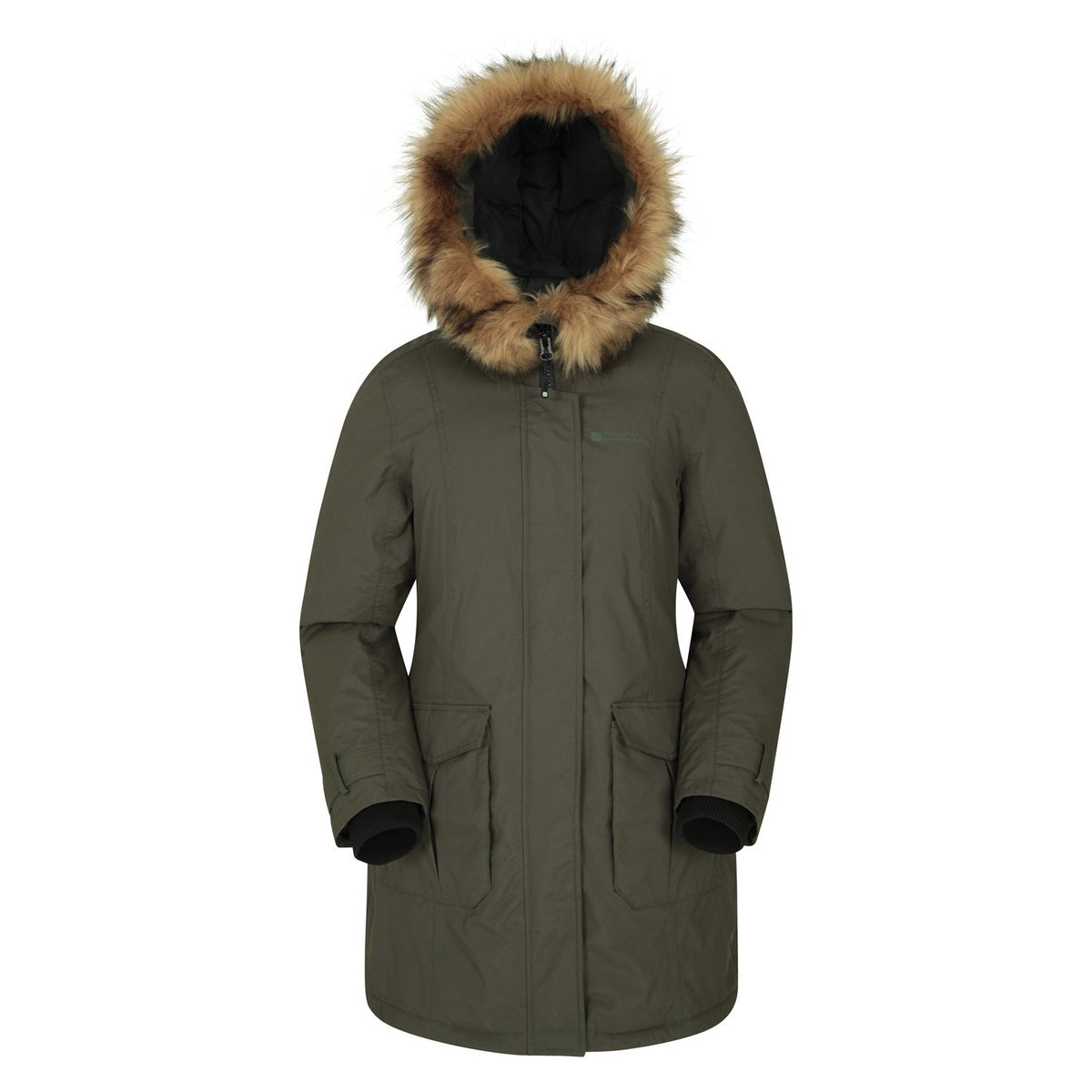 Green - Front - Mountain Warehouse Womens-Ladies Aurora Down Jacket