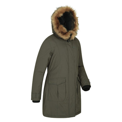 Green - Side - Mountain Warehouse Womens-Ladies Aurora Down Jacket