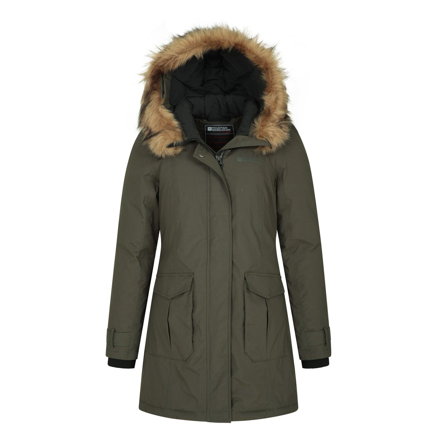Green - Pack Shot - Mountain Warehouse Womens-Ladies Aurora Down Jacket