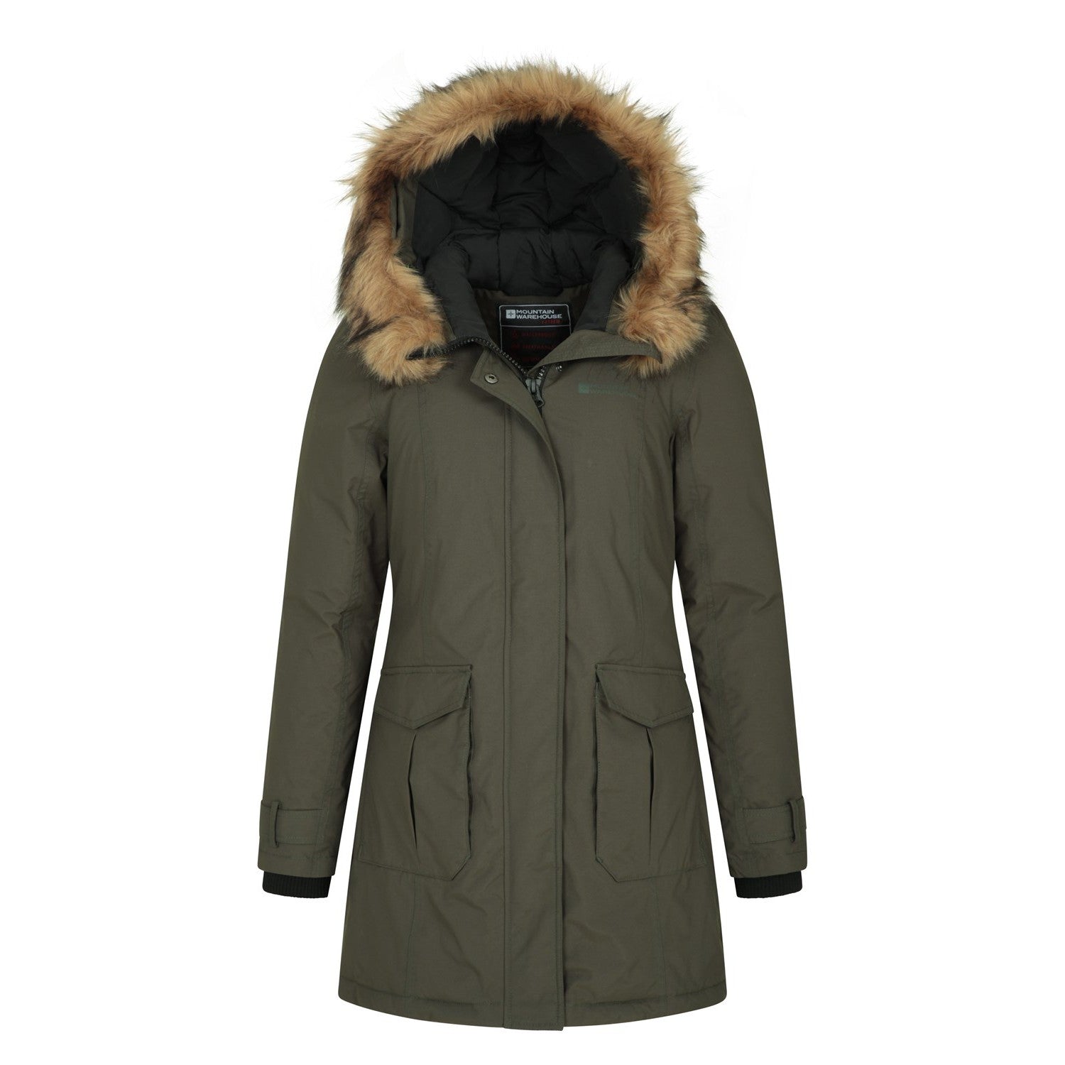Green - Pack Shot - Mountain Warehouse Womens-Ladies Aurora Down Jacket