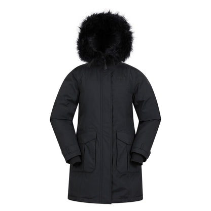 Black - Front - Mountain Warehouse Womens-Ladies Aurora Down Jacket
