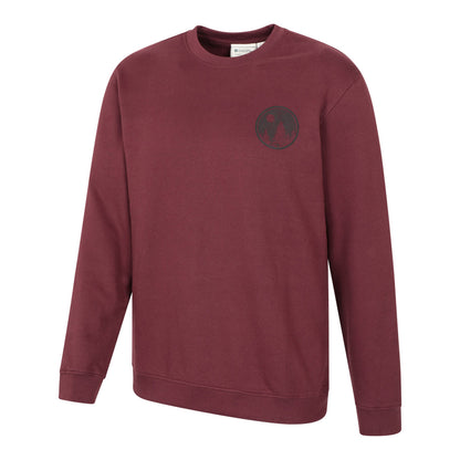 Grey - Front - Mountain Warehouse Mens Mountain Crew Neck Sweatshirt