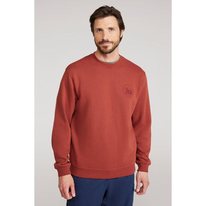 Rust - Front - Mountain Warehouse Mens Mountain Crew Neck Sweatshirt