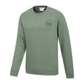 Green - Lifestyle - Mountain Warehouse Mens Mountain Crew Neck Sweatshirt