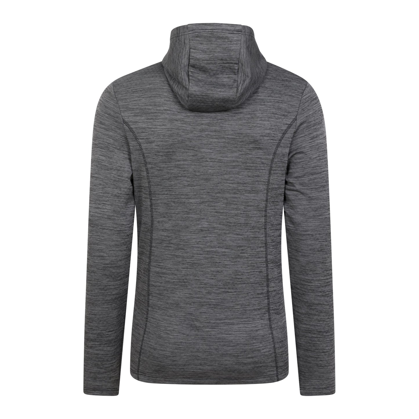 Dark Grey - Back - Mountain Warehouse Mens Finsbury Textured Hoodie