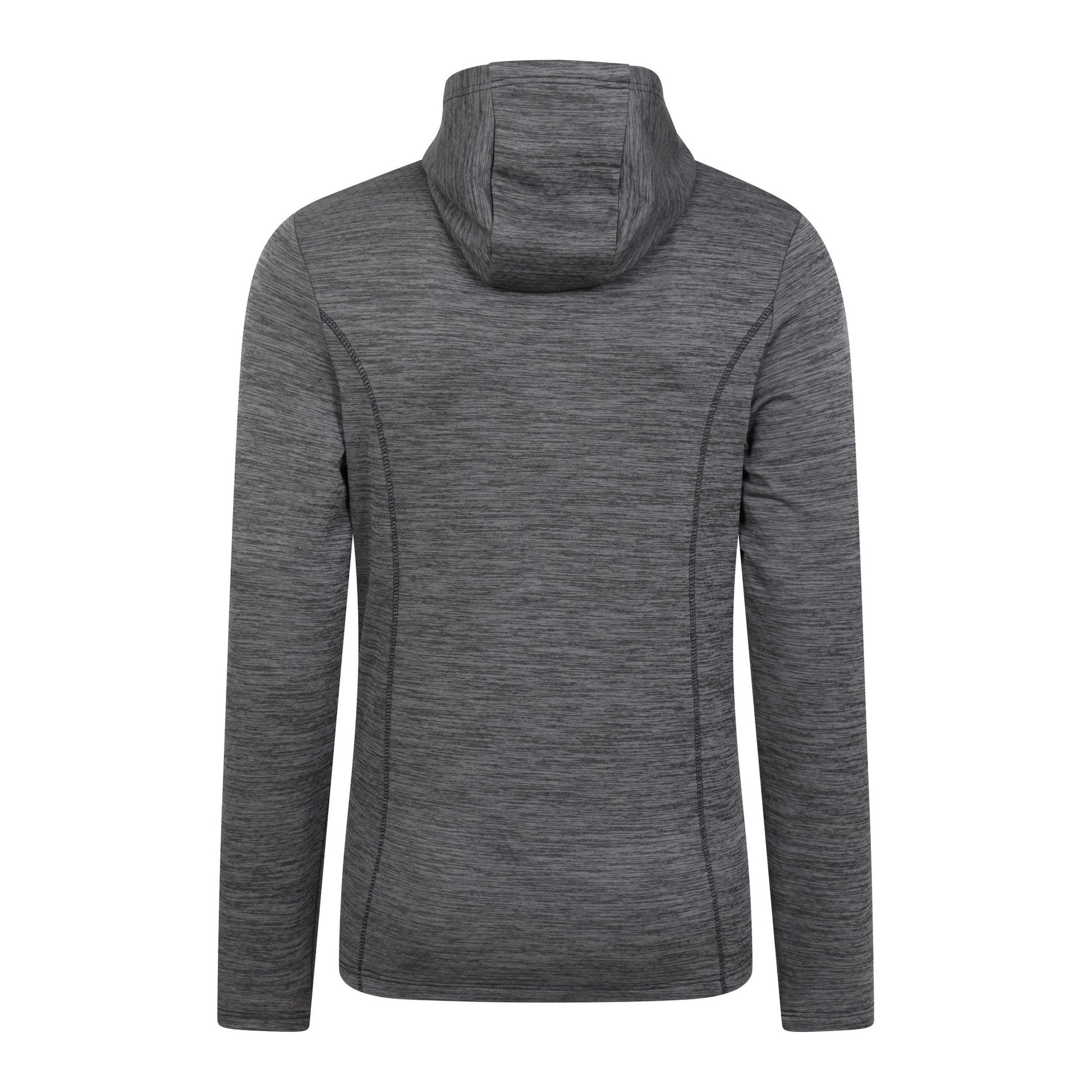 Dark Grey - Back - Mountain Warehouse Mens Finsbury Textured Hoodie