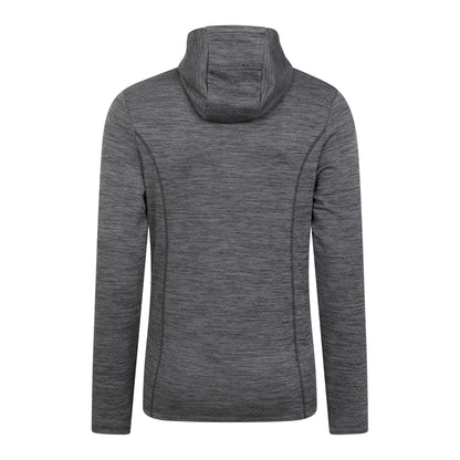 Dark Grey - Back - Mountain Warehouse Mens Finsbury Textured Hoodie