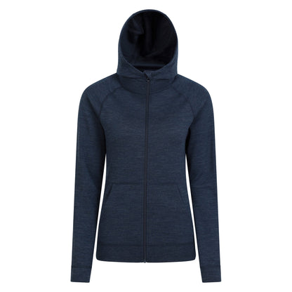 Navy - Front - Mountain Warehouse Womens-Ladies Full Zip Hoodie