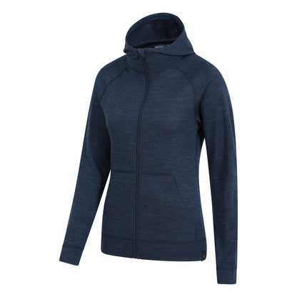 Navy - Lifestyle - Mountain Warehouse Womens-Ladies Full Zip Hoodie
