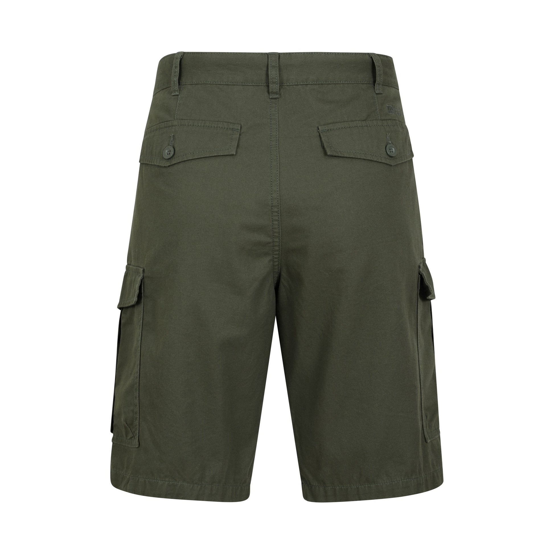 Khaki Green - Back - Mountain Warehouse Mens Lakeside Cargo Shorts