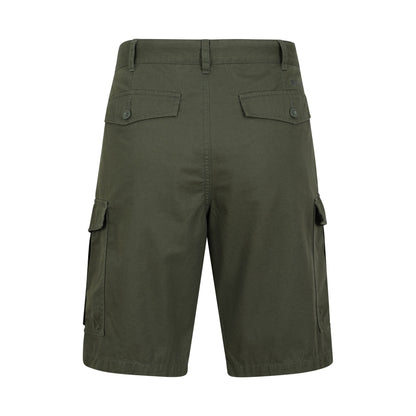 Khaki Green - Back - Mountain Warehouse Mens Lakeside Cargo Shorts