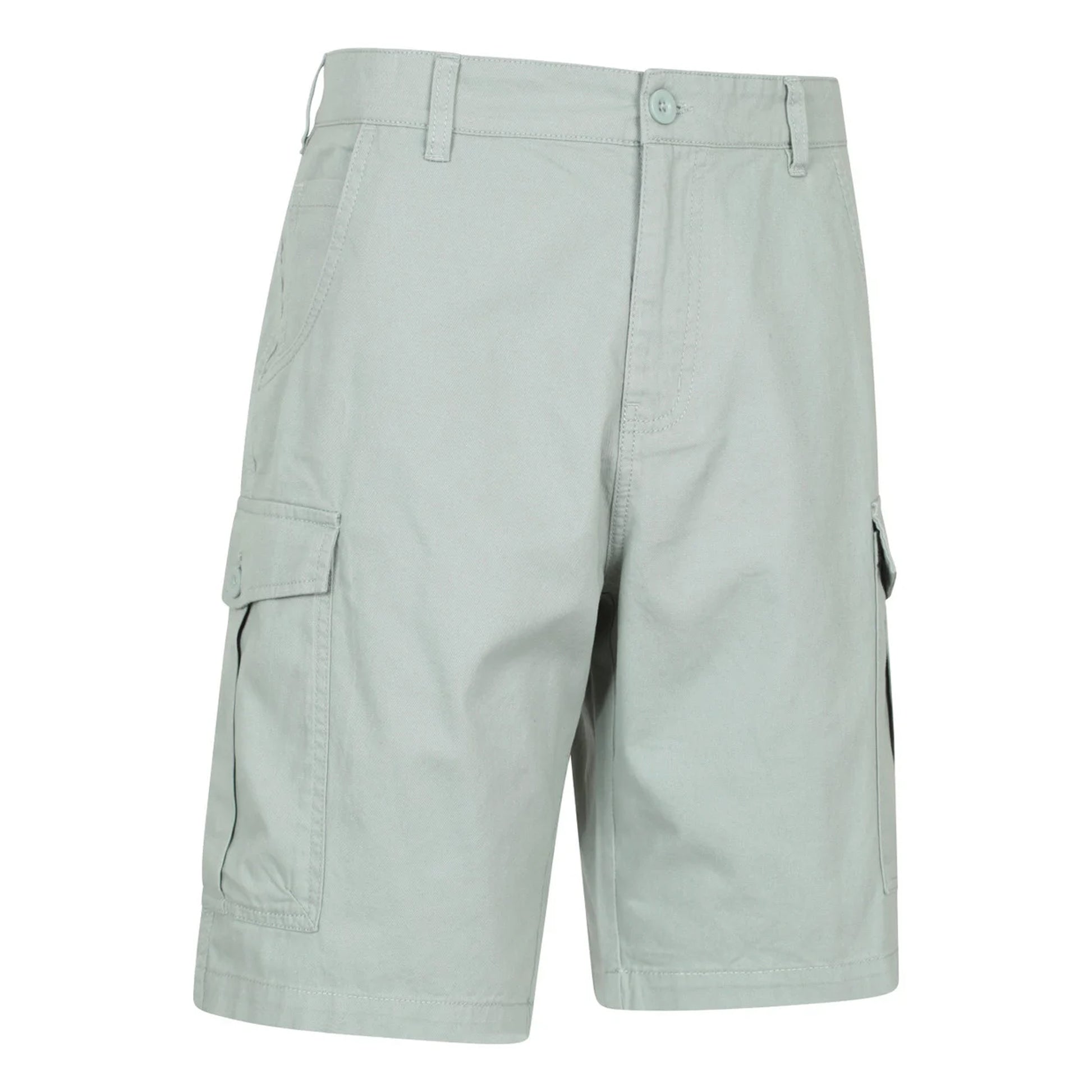 Green - Side - Mountain Warehouse Mens Lakeside Cargo Shorts