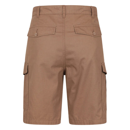 Light Brown - Back - Mountain Warehouse Mens Lakeside Cargo Shorts