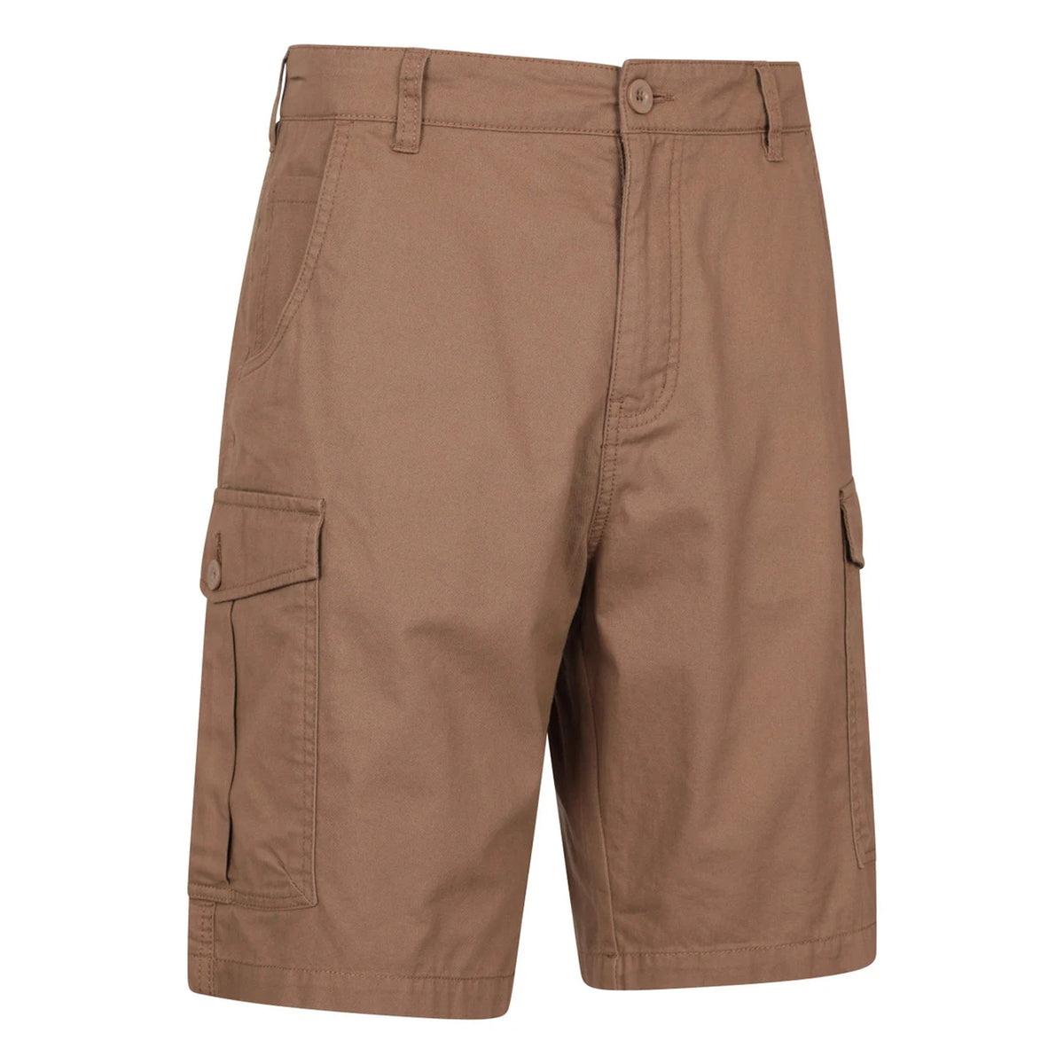 Light Brown - Side - Mountain Warehouse Mens Lakeside Cargo Shorts