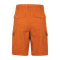 Orange - Back - Mountain Warehouse Mens Lakeside Cargo Shorts