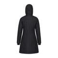 Black - Back - Mountain Warehouse Womens-Ladies Polar Down Long Length Hybrid Jacket