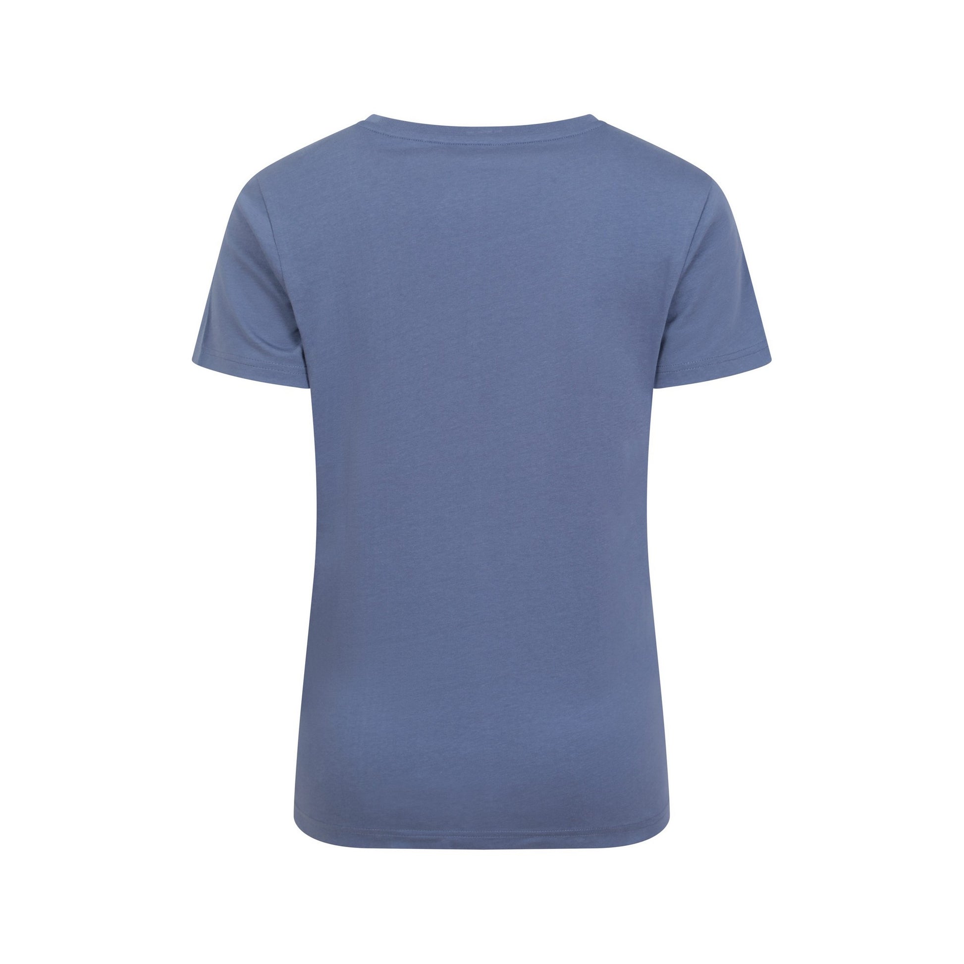 Blue - Back - Mountain Warehouse Womens-Ladies Sailboat Organic T-Shirt