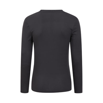 Charcoal - Back - Mountain Warehouse Mens Talus Henley Thermal Top