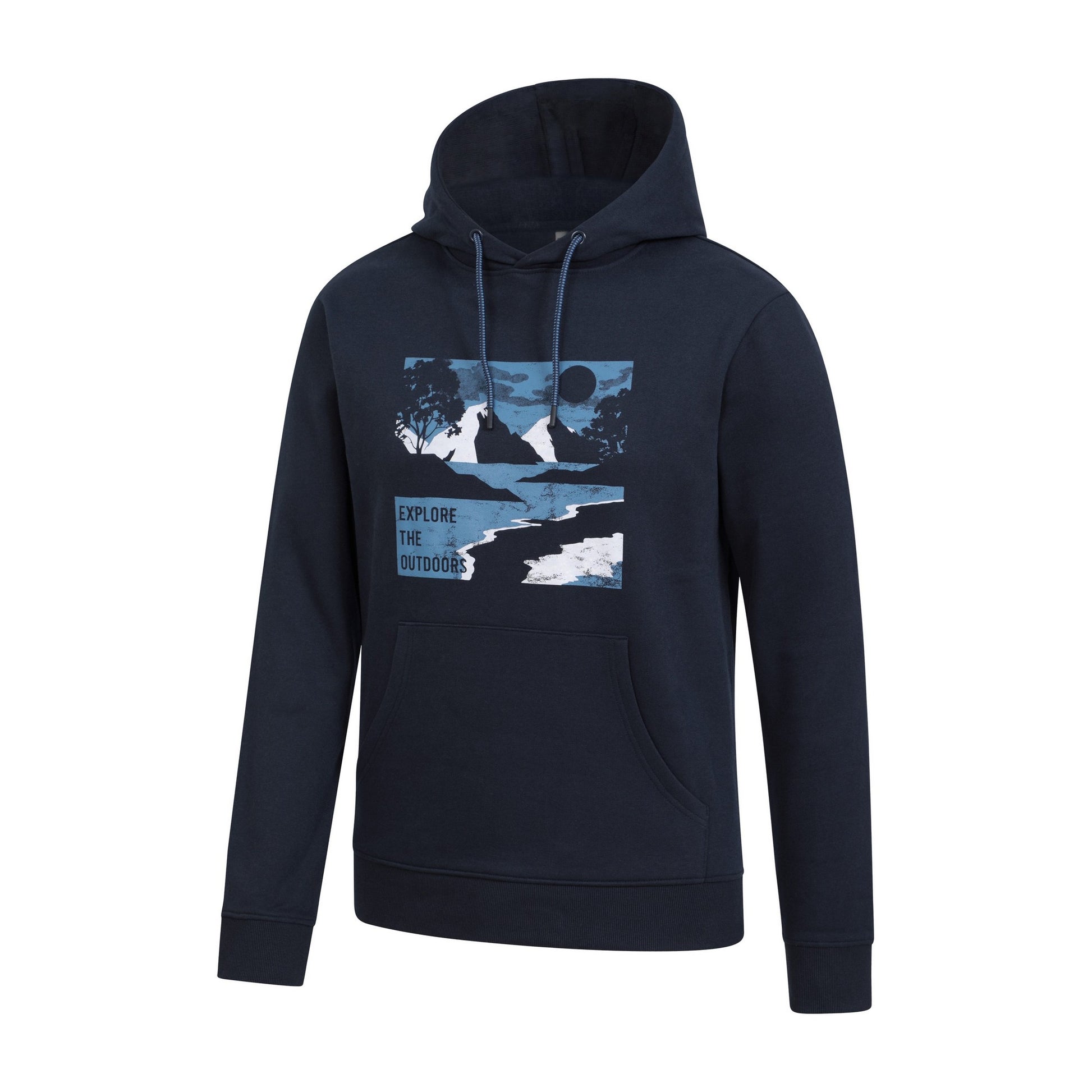 Navy - Lifestyle - Mountain Warehouse Mens Explore The Outdoors Hoodie